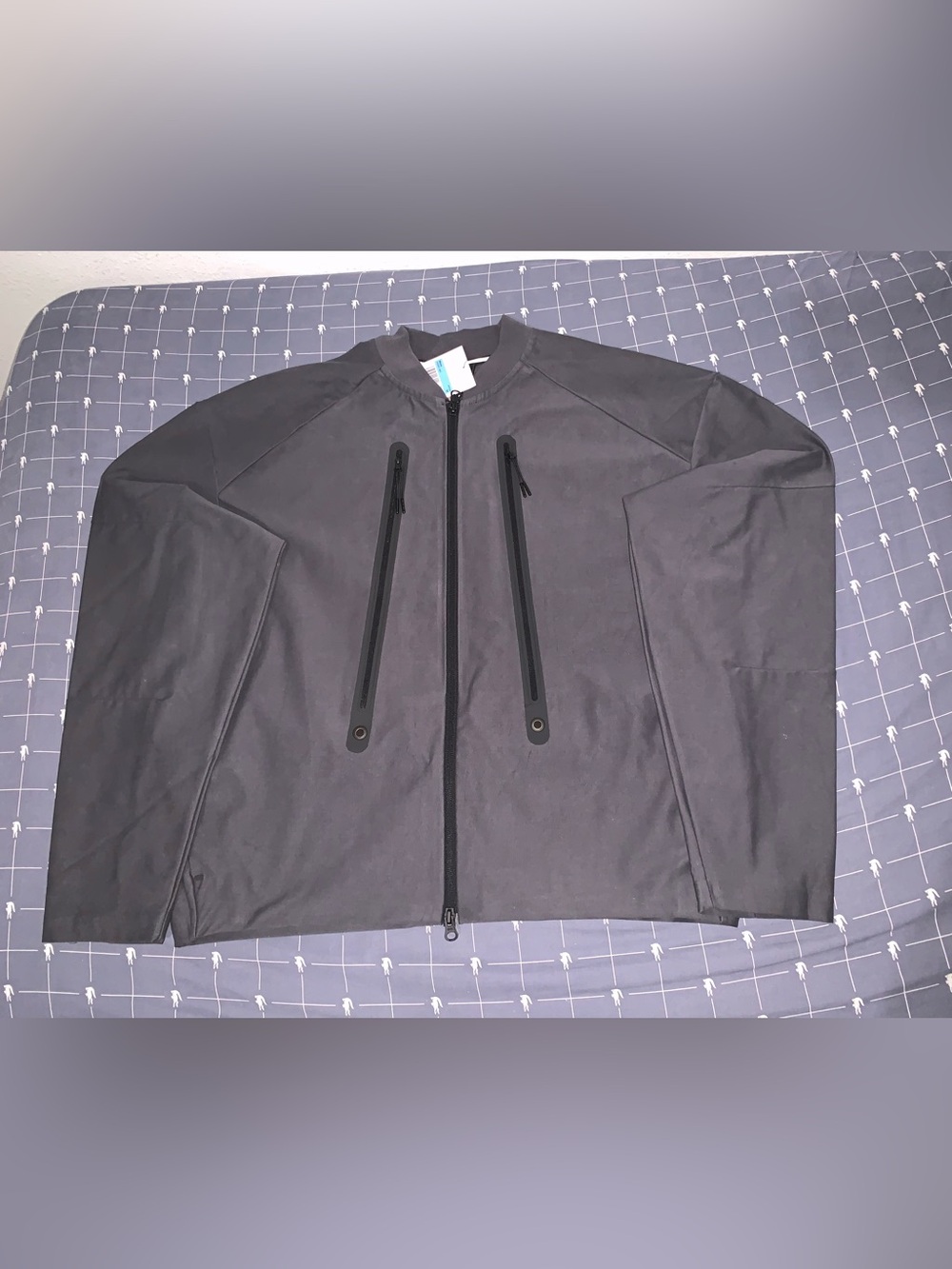 Nike Tech Dri-FIT Shori Bomber Jacket Anthracite/Black HV0951-060 Size: Medium